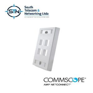 Face Plate puesto Amp Commscope