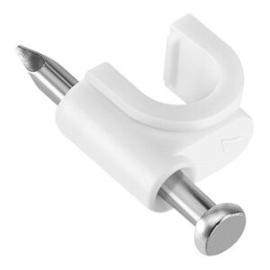 Grampa RG6 6mm Blanca 100 Unidades Southtelecom 1
