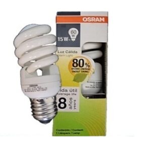 dulux osram espiral 15w827 e27 120v mini espiral southtelecom 1
