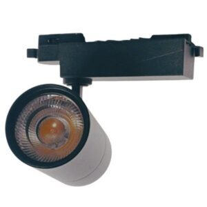 Foco Riel Led trifasico W K negro