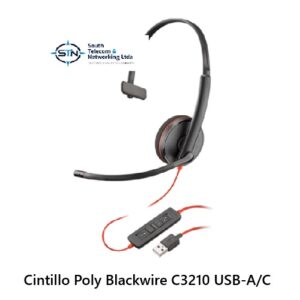 Cintillo Poly Blackwire C USB A C