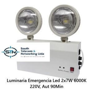 Luz emergencia led k xw autonomiamin southtelecom