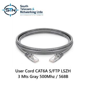 User Cord Mts CATA S FTP AWG LSZH Gray Mhz B southtelecom