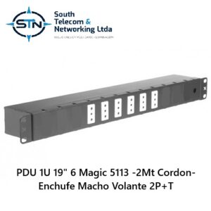 Zapatilla Electrica PDU Magic Bticino A V Mt cordon macho volante P+T southtelecom